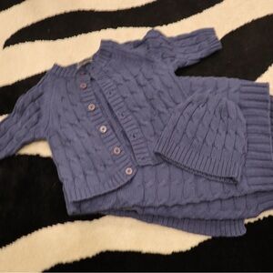 ⚡️⚡️⚡️Cabled knit baby sweaters set